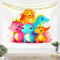 Homemissing Kinder Dinosaurier Wandbehang Karikatur Dino Wandteppich 130x150cm für Jungen Mädchen Niedliche Dschungeltiere Muster Tapisserie Schön Dekor Wandtuch für Schlafzimmer Wohnzimmer