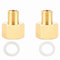 Reduzierstück 1/8 auf 1/4 Zoll aus Messing, AG/IG Reduzierverlängerung,2St Reduzierverlängerung Reduzierstück (1/8 Zoll Außen x 1/4 Zoll Innen) Gewinde/Messing Fittings