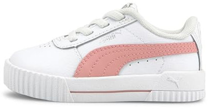 PUMA Baskets Blanche/Rose Fille Inf Carina Rose 27FR