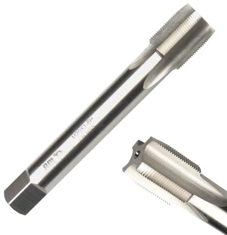 Maschio per filettatura fine, filettatura a macchina, passaggio LH – M8 x 1 LH