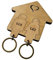 FAST WORLD SHOPPING ® Porte-clés mural en bois Couple lui et elle porte-clés amour homme femme idée cadeau maison nouvelle première maison anniversaire mariage cadeau Saint-Valentin Noël
