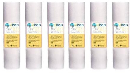 10 Sedimentwasserfilterkartusche, für Umkehrosmose und Partikelfiltration, 1 Mikron (6er Pack)