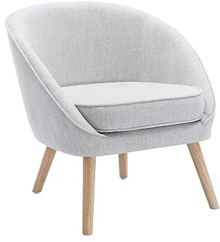 Vente-unique-Sessel - Stoff - Hellgrau - Lindale