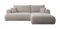 Selsey Sofa Ecksofa Eckcouch Schlafsofa Couch Mit Stauraum Schlaffunktion Pflegeleicht Polyurethanschaum L Form Links OVO Dunkelbeige Boucle Abriamo