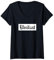 SDP logo Unikat T-Shirt mit V-Ausschnitt