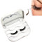 Wimpern Aufbewahrungsbox,Kunststoff Wimpern Behälter Box Halter,Wimpern Aufbewahrungsbox mit Spiegel,Wimpern Kasten für falsche Wimpern,Weiß