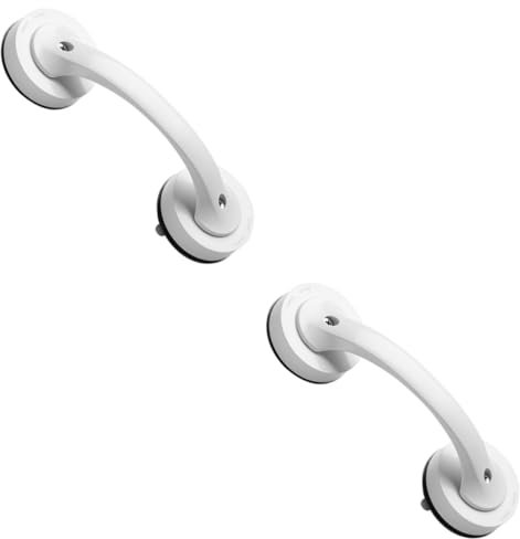 iplusmile 2pcs Shower Handle for Elderly Suction Suction Grab Bars for Shower Grab Bars for Bathroom for Elderly Safety Hand Rail