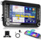 [8 Core/4G+64G] Inefala 7 Autoradio Android 15 pour VW Polo Tiguan Touran Golf Passat Seat avec Wireless Carplay Android Auto écran Tactile GPS WiFi DSP FM/RDS Caméra de Recul & Mic