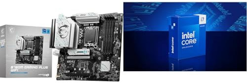 MSI B760M Gaming Plus WiFi Motherboard + Intel® Core™ i7-14700K Desktop Processor 20 cores