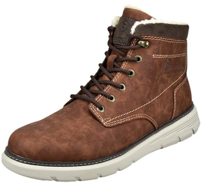bugatti Herren Klassische Stiefel, Männer Stiefel Warmfutter, Warm gefüttert