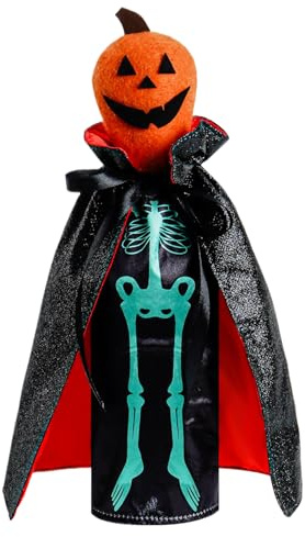 Hozaenwa Halloween Wine Bottle Cover,Festival Cover for Wine Bottles - Champagne Container Decoration Accessories for Party Tasting Event Special Occasion Collectors Home Decor Lovers