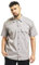Dickies Men's Short-Sleeve Work Shirt Button, Silver Gray V1, 4XL Big