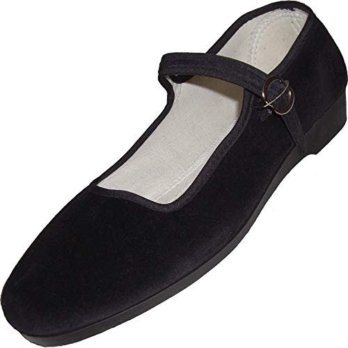 Samt Ballerina CHINA FLAT black 40