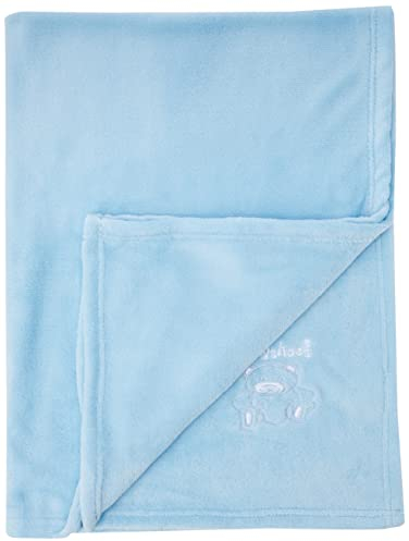 Playshoes Unisex Baby Fleece-Decke Bär 301700, 17 - Bleu, 75 x 100 cm/29.5 Inch x 39.4 Inch