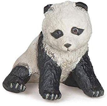 Papo -Handbemalt - Figuren -Wildtiere Der Welt-Sitzendes Pandajunges -50135-Sammelbar-Für Kinder - Geeignet für Jungen und Mädchen - Ab 3 Jahren