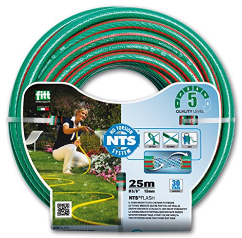 Tubo da giardino antitorsione 25 m 5 volte più resistente NTS 7,6 /10 cm, rivestito e resistente