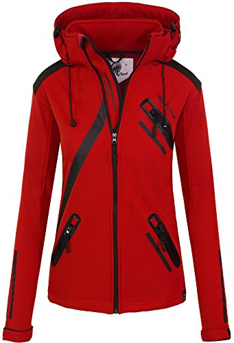 Rock Creek Softshelljacke Damen Outdoor D-371 | Wasserabweisende Übergangsbekleidung, funktionale Wanderjacke für Frauen, Camping, Freizeit und wechselhaftes Wetter