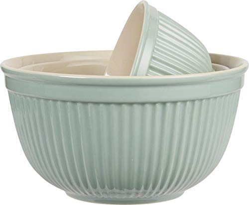 Ib Laursen - Set mit 3 Schalen – Mynte Green Tea – Grün – Steingut