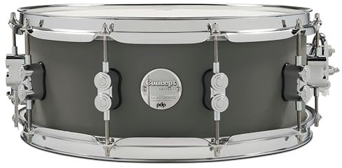 PDP Concept Snaredrum aus Ahornholz, 14 x 35,6 cm, satiniertes Zinn