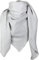 XXL Musselin Tuch Schal 100% feine Baumwolle 130x130cm Damenhalstuch Halstuch Musselintuch Musselin Damen Herren Männer Frauen, Farbe:Hellgrau