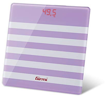 Girmi BP21 Digitale Personenwaage, Glas, Fuchsia