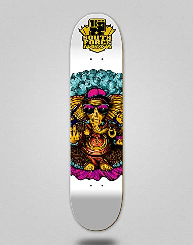 South force Skateboard Deck Rev White (8.25)