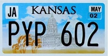 OPO 10 - USA Auto KENNZEICHEN - 30x15 cm Metall Replik: Kansas (C20)