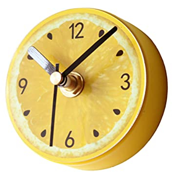 Artibetter Kleinkind Uhr Wecker Digital Runde Wanduhr Kühlschrank Uhr Dekorativer Magnet des Kühlschranks Süße Wanduhr Uhr-kühlschrank-Magnet-Aufkleber Klein Still Büro Tisch Karikatur