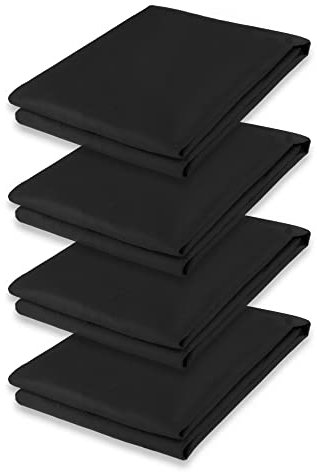 CelinaTex Largo Viererpack Reise-Handtuch 40x80 schwarz