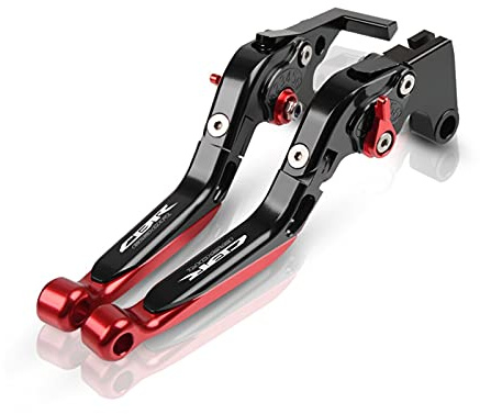 VMRG Bremshebel CNC Motorrad Zubehör Einstellbare Klappbremse Kupplungshebel Für Honda CBR650R CBR 650R CBR 650 R 2018 2019 CBR 650 R Bremskupplungshebel (Farbe: F)