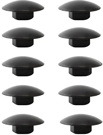 Yundxi 10 Pieces Bicycle Headset Cap Waterproof Dustproof M6 Hexagon Screw MTB Bike Rubber Stem Top Cover Bike Bolts Parts