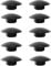 Yundxi 10 Pieces Bicycle Headset Cap Waterproof Dustproof M6 Hexagon Screw MTB Bike Rubber Stem Top Cover Bike Bolts Parts