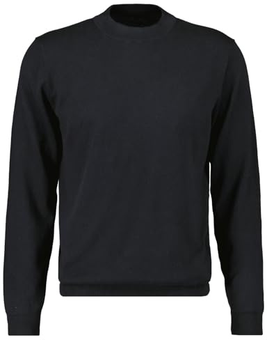 RAGMAN Herren Strickpullover mit Stehkragen, Baumwolle/Kaschmir