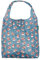 ECO CHIC Lightweight Foldable Reusable Shopping Bag Water Resistant Tote Bag (Robins Teal)