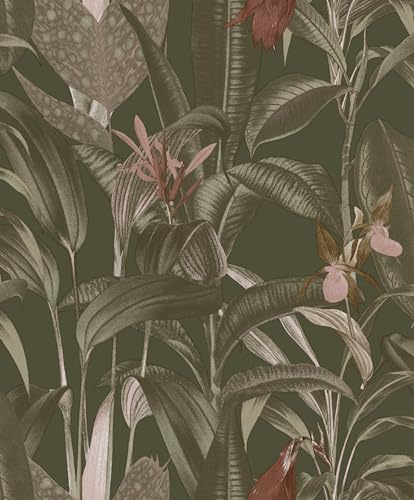 LOOKS BY WOLFGANG JOOP Vliestapete Tropical Grun 10mx53cm | | Einfach anzubringen und zu Entfernen 1005 x 53