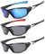 Camptrip 3 Paar Sonnenbrille Herren Sport Sonnenbrille UV 400 Polarisierte Sportbrille Sunglasses für Herren Damen zum Radfahren Ski Golfen Angeln Fahren Wandern