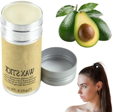Bâton de Cire pour Cheveux,Wax Stick pour Cheveux,Bâton De Cire De Cheveux N,Bâton de Cire pour Perruques de Cheveux,Hair Wax Stick,Bâton Lisse de Contrôle de Bord pour Cheveux,Perruques