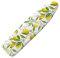KUIFORTI Funda para tabla de planchar de frutas y limones, cubierta de mesa de hierro plegable con funda extra, estampado de limón de verano, resistente al calor, funda protectora de tamaño completo
