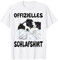 Schlafanzug Nachthemd Nachtwäsche Co. Lustiges Border Collie Hund Offizielles Schlafshirt T-Shirt, Weiß, Kurzarm, Crew-Kragen, Klassische Passform, Unisex, S