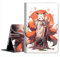 Schutzhülle für iPad 10.2/10.5, iPad 9./8./7. Generation, iPad 10,2 Zoll 2021/2020/2019, iPad Air 3. Generation/Pro 10,5 Zoll – Slim Fit Standing Cover mit Auto Sleep/Wake, Anime Japanische Kitsune