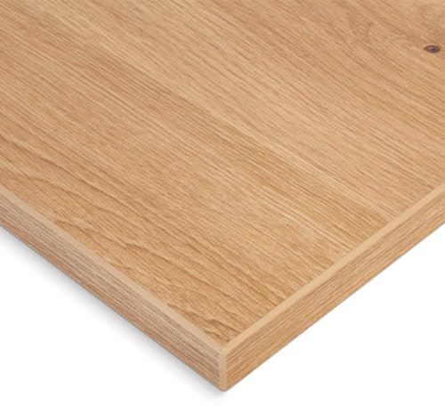 HausFux Spanplatte nach Maß - 1,9 cm stark, melaminbeschichtet, mit ABS-Kante - Made in Germany - Maßanfertigung - für Möbel- und Innenausbau (Artisan Eiche, 50 x 20 cm)