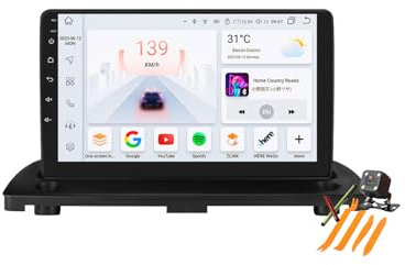 Autoradio Android 13.0 Navi 2 DIN Stereo für Volvo XC90 2002-2014 Sat GPS Navigation 9 Zoll Cartablet DVD Multimedia Player FM BT Receiver mit Carplay 4G 5G WiFi DSP SWC,Y100s