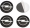 4 Stück Auto Radnabenkappen Aufkleber für Opel Astra h g j k f Zafira a b Corsa Mokkav Insign-ia Vectra 60MM, Radnabendeckel Aufkleber Auto Nabendeckel Aufkleber Nabenkappen Aufkleber