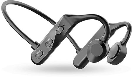 Fiorky Cuffie a conduzione ossea Cuffie Bluetooth non in-ear Auricolari con gancio for l'orecchio a mani libere Leggero Comodo da indossare Cuffie sportive impermeabili for corsa, ciclismo