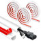 White Cable Trunking，Half Round Cable Cover Self Adhesive Cable Management Trunking Mini Flexible Cable Protectorl for Wires on Wall Floor Wire Trunking to Hide Wires for Electric Cables (3M)