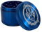 Grass Monkey® Aluminium Grinder – 4-teilig, Ø 5,5 cm – Robuste Kräutermühle mit scharfen Zähnen & Pollensieb – Inklusive Schaufel - Blue