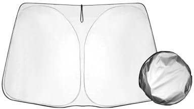 SHAOHAO Compatible con BMW X1 U11/X1 F48 2016-2025 Parasol Plegable con Tejido Revestido de Plata Parasol Plegable protección UV y contra el Calor Accesorios BMW F48