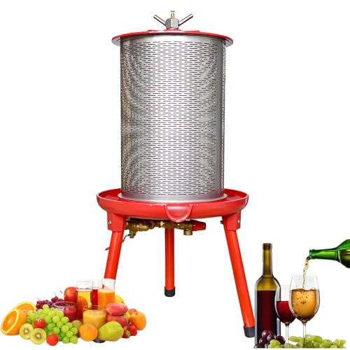 KJHYYPP Prensa de hidroprensa de 40 litros para prensa de sidra, prensa de vino, prensa de peras, prensa de panal, frutas suaves, verduras, bayas, uva