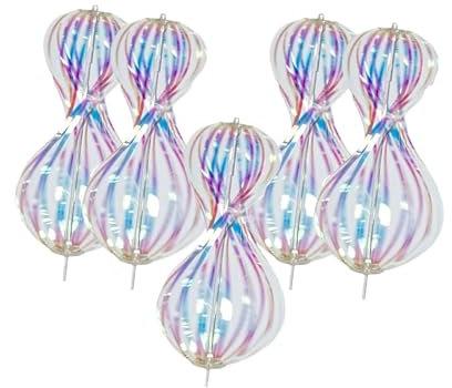 BEALIFE 5 Stück Rainbow Twirler, Funkelnde Für Spinner für magische Momente, Rainbow Twirler Stick, ABS, Rainbow Twirler – Rainbow Spinners