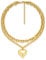 LILIE&WHITE Gold Double Layer Heart Necklace for Women – Hypoallergenic, Non-Tarnish, Adjustable Pendant Chain, Gift for Women